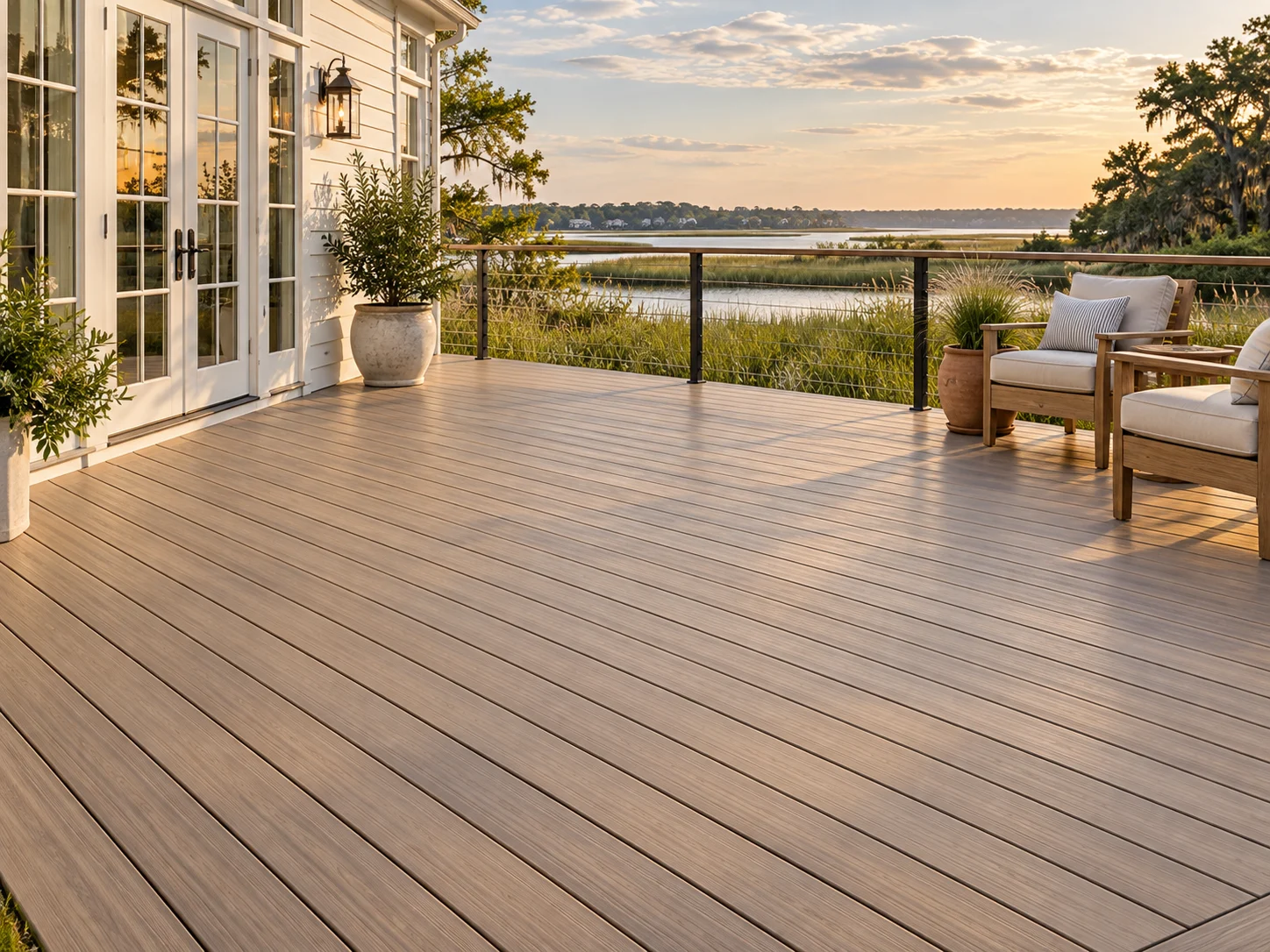 Inspiration for composite deck resurfacing and cable railings